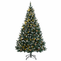 Albero di Natale Artificiale con 150 LED 120 cm 3315773