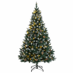 Albero di Natale Artificiale con 150 LED 120 cm 3315773