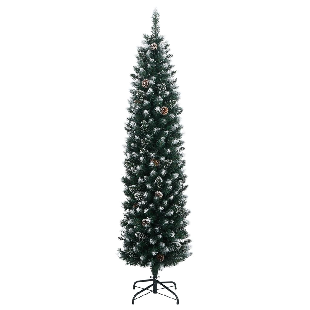 Albero di Natale Artificiale Sottile con 300 LED 180 cm 3315780