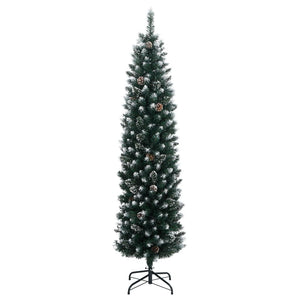 Albero di Natale Artificiale Sottile con 300 LED 180 cm 3315780