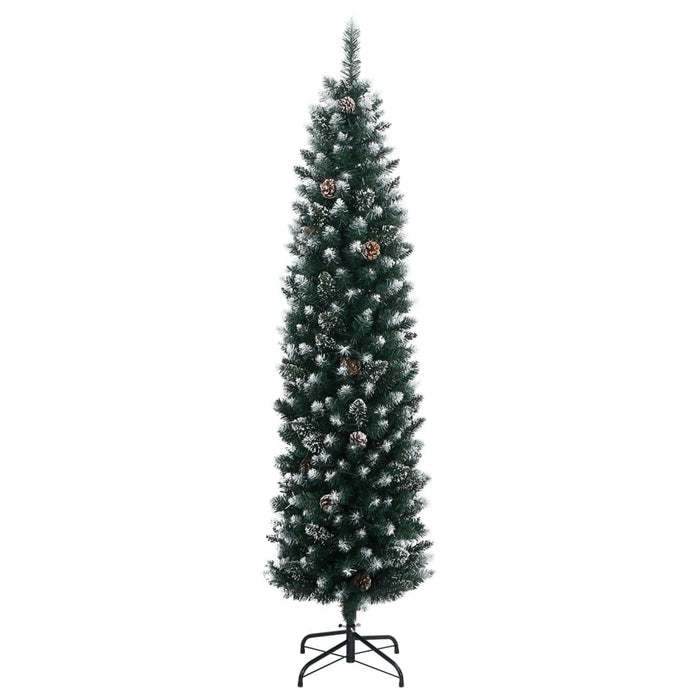 Albero di Natale Artificiale Sottile con 300 LED 180 cm 3315780