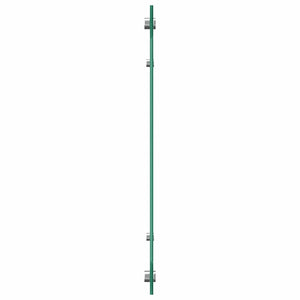 Paraschizzi per Cucina 2 pz Bianchi 80x50 cm in Vetro Temperato 3315787