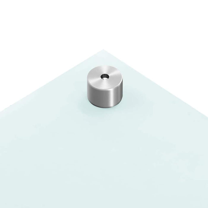 Paraschizzi per Cucina 2 pz Bianchi 80x50 cm in Vetro Temperato