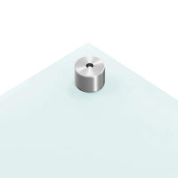 Paraschizzi per Cucina 2 pz Bianchi 80x50 cm in Vetro Temperato 3315787