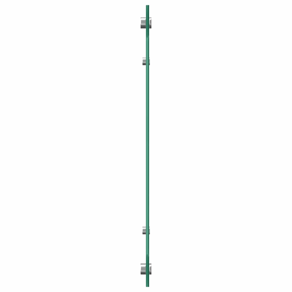 vidaXL Paraschizzi per Cucina 2 pz Bianchi 80x60 cm in Vetro Temperato