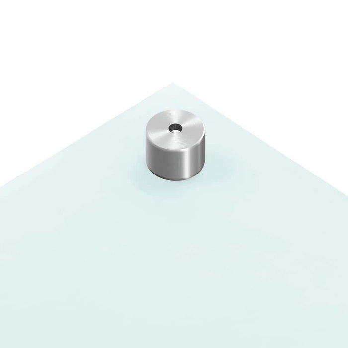 Paraschizzi per Cucina 2 pz Bianchi 80x60 cm in Vetro Temperato 3315788