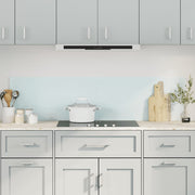Paraschizzi per Cucina 2 pz Bianchi 80x60 cm in Vetro Temperato 3315788