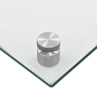 Paraschizzi per Cucina 2 pz Trasparente 70x40cm Vetro Temperato 3315789