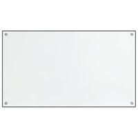 Paraschizzi per Cucina 2 pz Trasparente 70x50cm Vetro Temperato 3315790