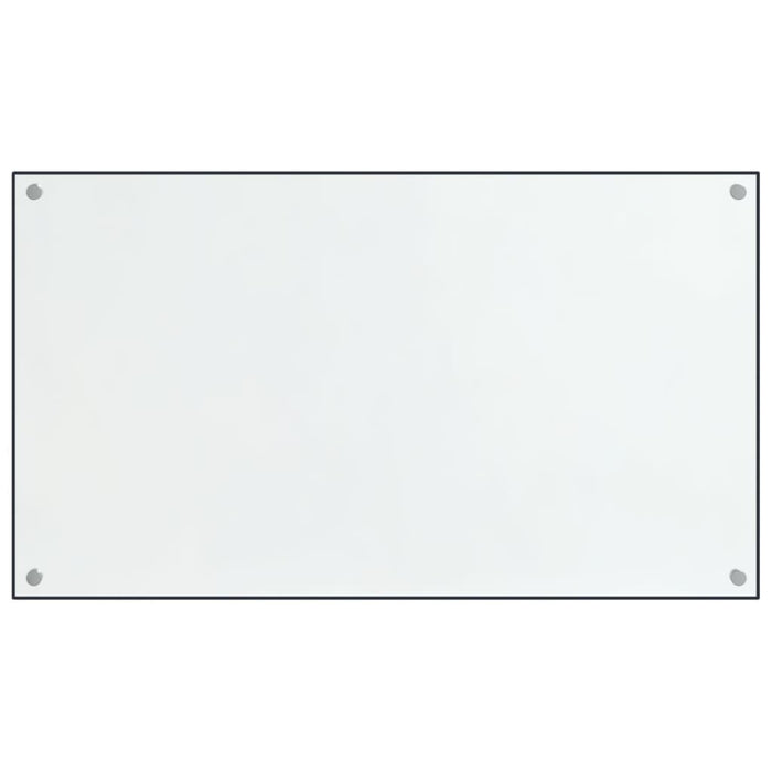 Paraschizzi per Cucina 2 pz Trasparente 70x50cm Vetro Temperato 3315790