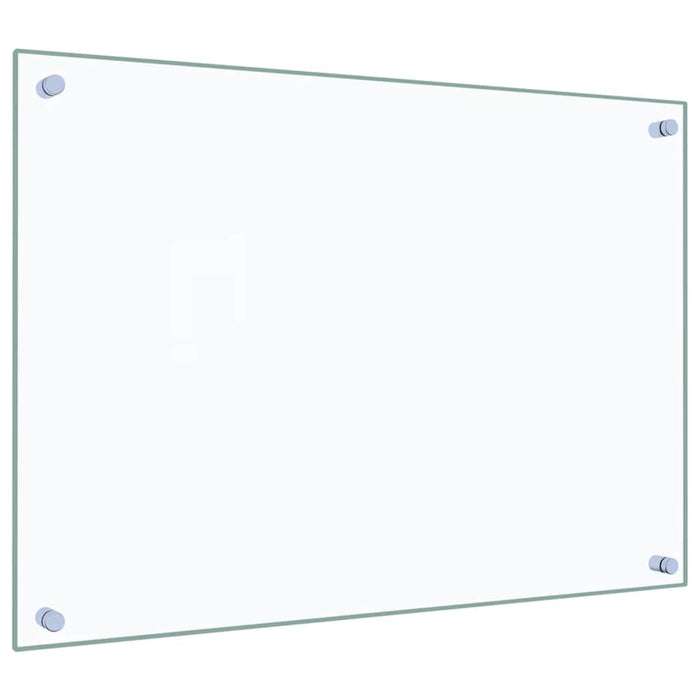 Paraschizzi per Cucina 2 pz Trasparente 70x50cm Vetro Temperato