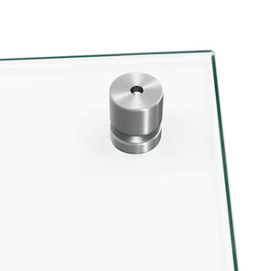 Paraschizzi per Cucina 2 pz Trasparente 70x50cm Vetro Temperato