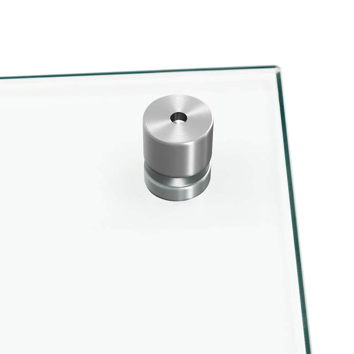 Paraschizzi per Cucina 2 pz Trasparente 70x50cm Vetro Temperato 3315790