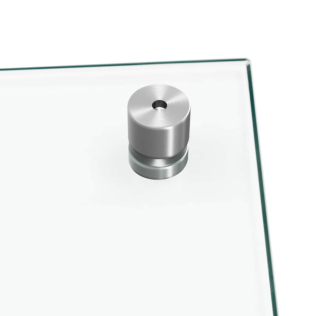 Paraschizzi per Cucina 2 pz-Set di 2 Protezione parete cucina Trasparente 70x50cm Vetro Temperato