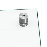 Paraschizzi per Cucina 2 pz-Set di 2 Protezione parete cucina Trasparente 70x60cm Vetro Temperato