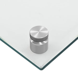 Paraschizzi per Cucina 2 pz Trasparente 70x60cm Vetro Temperato