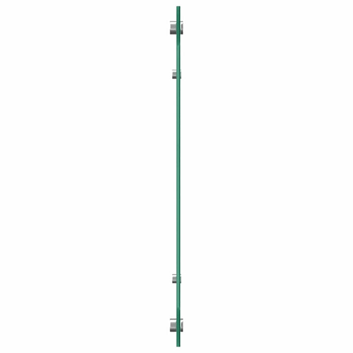 vidaXL Paraschizzi per Cucina 2 pz Trasparente 80x60cm Vetro Temperato