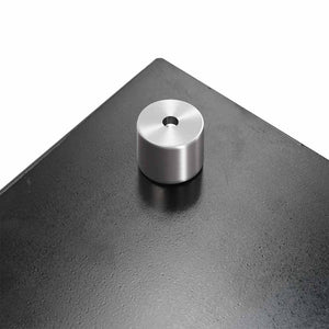 Paraschizzi per Cucina 2 pz-Set di 2 Protezione parete cucina Neri 70x50 cm in Vetro Temperato