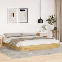 Struttura Letto Senza Materasso in Legno Massello di Rovere 3315729
