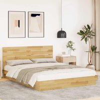 Struttura Letto con Testiera Senza Materasso-Giroletto con Testiera 135x190 cm 156632