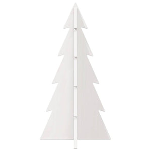 Albero di Natale Decorativo Bianco 59,5 cm in Legno di Pino 858166