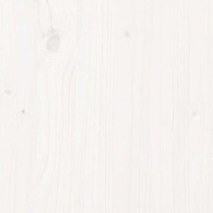 Albero di Natale Decorativo Bianco 59,5 cm in Legno di Pino