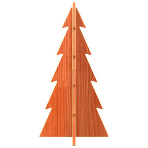 Albero di Natale Decorativo Cera 59,5 cm Legno Massello di Pino 858167