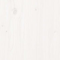 Albero di Natale Decorativo Bianco 80 cm Legno Massello di Pino 858169