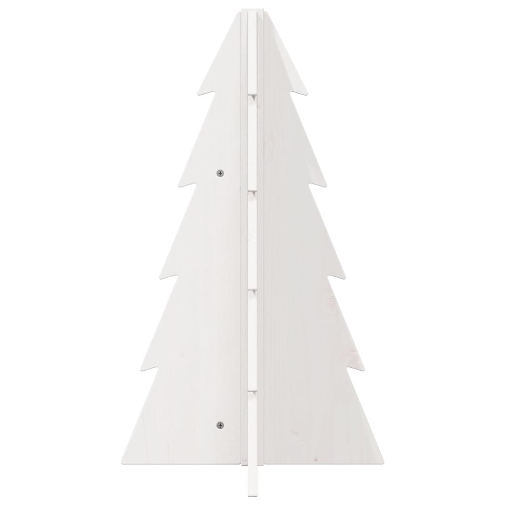 Albero di Natale Decorativo Bianco 69,5 cm in Legno di Pino 858178