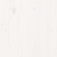 Albero di Natale Decorativo Bianco 60 cm Legno Massello di Pino 858181