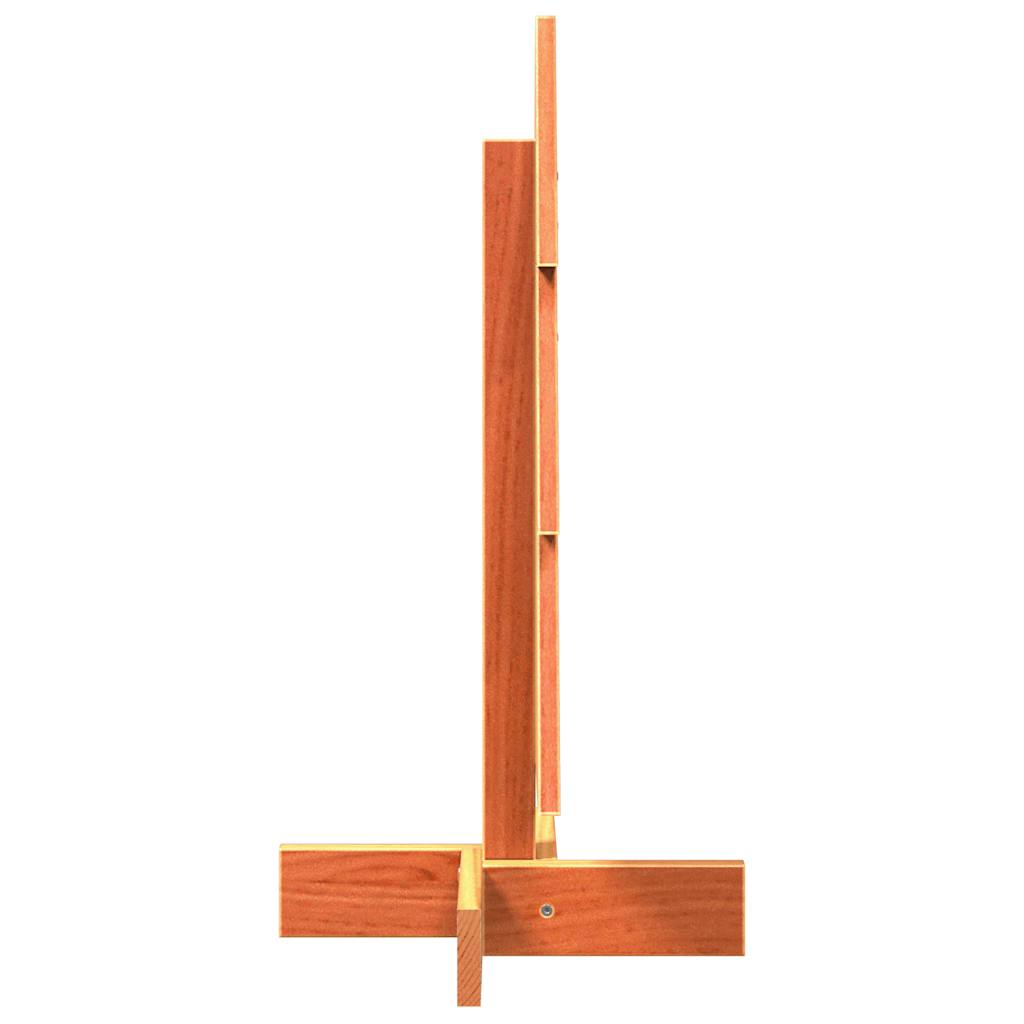 Albero di Natale Marrone Cera 60 cm in Legno Massello di Pino 858182