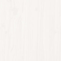 Albero di Natale Decorativo Bianco 80 cm Legno Massello di Pino 858184