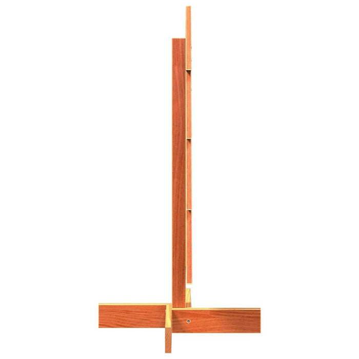 Albero di Natale Marrone Cera 80 cm in Legno Massello di Pino