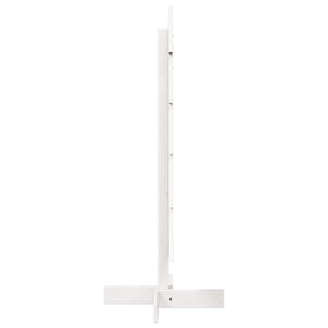 Albero di Natale Decorativo Bianco 100 cm in Legno di Pino 858187