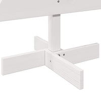 Albero di Natale Decorativo Bianco 100 cm in Legno di Pino 858187