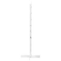 Albero di Natale Decorativo Bianco 150 cm in Legno di Pino 858193