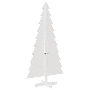 vidaXL Albero di Natale Decorativo Bianco 180cm Legno Massello di Pino