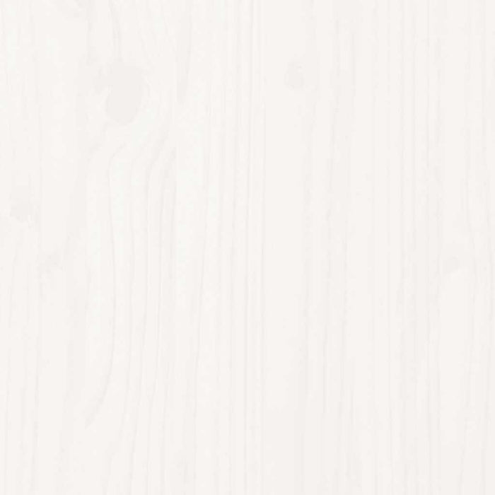 Albero di Natale Decorativo Bianco 60 cm Legno Massello di Pino 858199