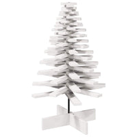 vidaXL Albero di Natale Decorativo Bianco 100 cm in Legno di Pino