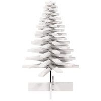 vidaXL Albero di Natale Decorativo Bianco 100 cm in Legno di Pino