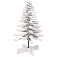 vidaXL Albero di Natale Decorativo Bianco 100 cm in Legno di Pino