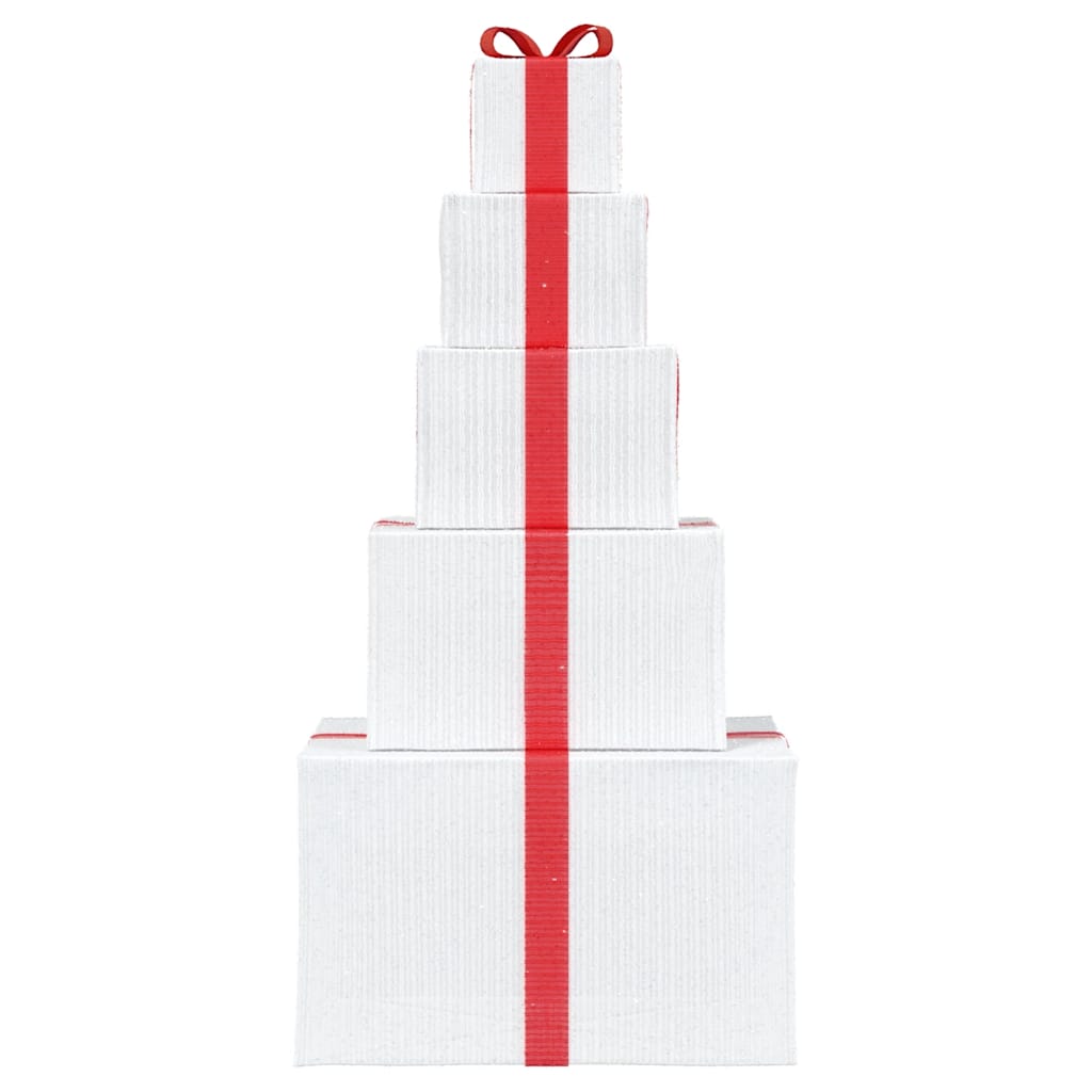 Confezione Regalo Decorazioni Natalizie 250 LED Bianco Caldo