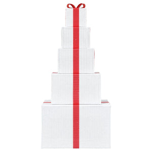 Confezione Regalo Decorazioni Natalizie 250 LED Bianco Caldo