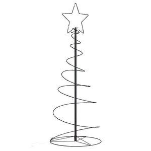 Albero di Natale a LED 80 LED Bianco Caldo 120 cm 4019497