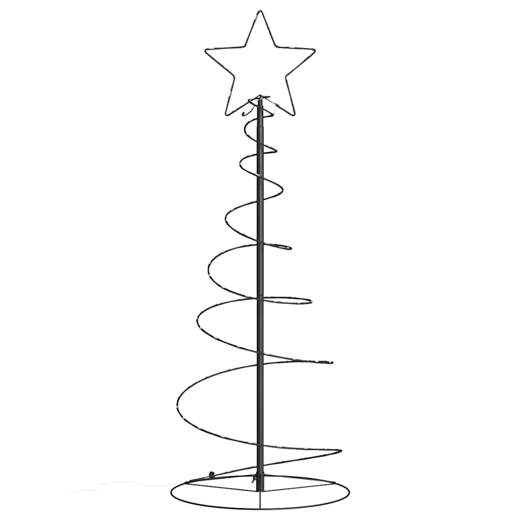 Albero di Natale a LED 80 LED Bianco Caldo 120 cm 4019497