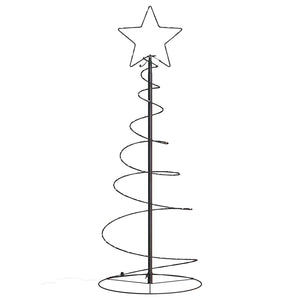 Albero di Natale a LED 80 LED Bianco Caldo 120 cm 4019497