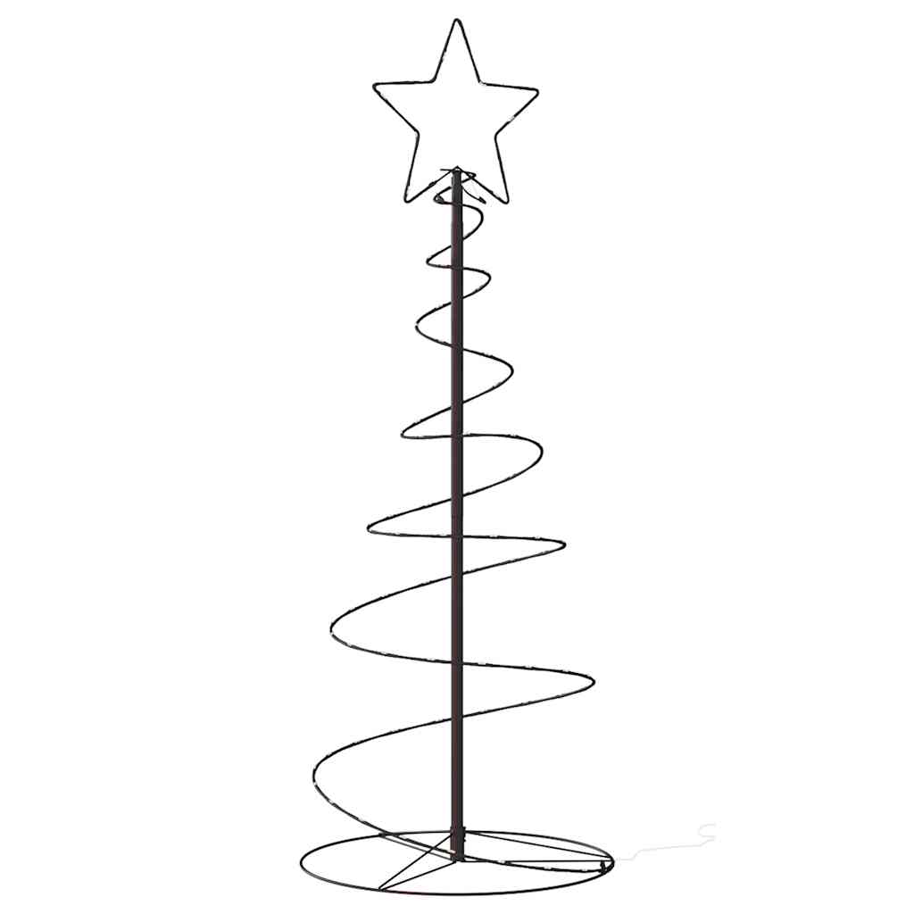 Albero di Natale a LED 80 LED Bianco Caldo 120 cm 4019497
