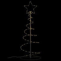 Albero di Natale a LED 80 LED Bianco Caldo 120 cm