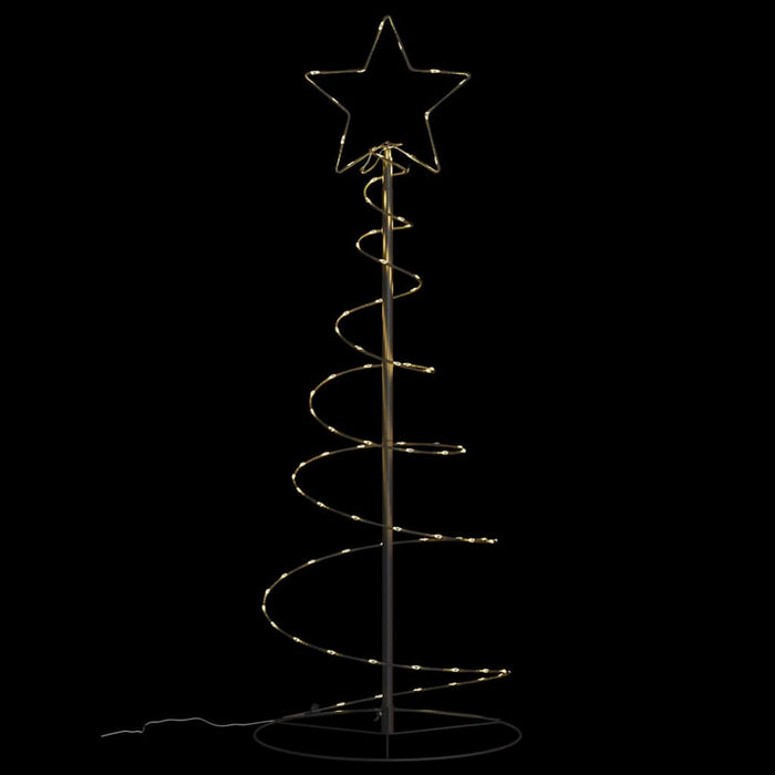 Albero di Natale a LED 80 LED Bianco Caldo 120 cm 4019497