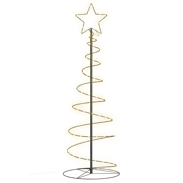 Albero di Natale a LED-Luci decorative natalizie 100 LED Bianco Caldo 150 cm